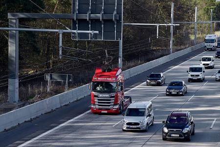 e-Highway Scania Lkw