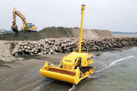 Komatsu Unterwasser Bulldozer Planierraupe