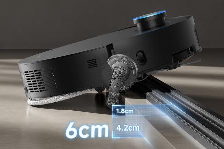 Neuer Saugroboter klettert auch über Hindernisse