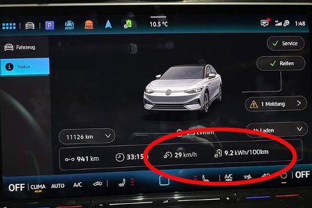 VW ID.7 Pro S Reichweiten Rekordfahrt Nardo