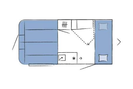 Grundriss Stockbetten