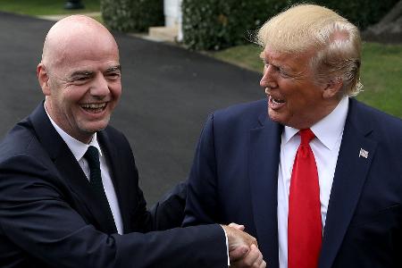 Infantino nimmt an Trumps Amtseinführung teil