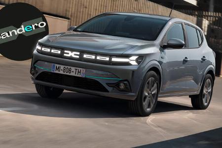 Dacia Sandero Elektro Retusche Render