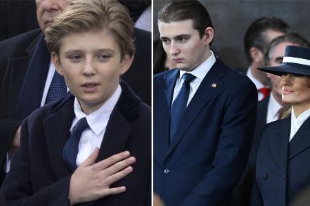 So hat sich Barron Trump seit dem ersten Amtseid verändert