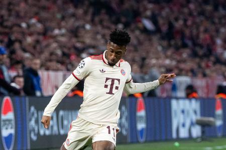 Kingsley Coman (bis 62.) - Note: 4,0 - Hatte seine besten Szenen, wenn Musiala mit auf seine Seite rückte. Bekam dann meist etwas Zeit am Ball für Flanken oder Abschlüsse. Nur selten wurde es aber wirklich zwingend.