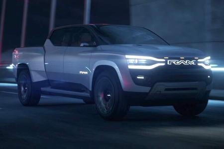 RAM 1500 Revolution BEV Concept Car Elektro Pickup
