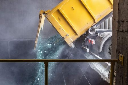 Audi Altglasrecycling