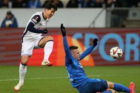 Euro-Aus ganz nah: Hoffenheim verliert gegen Tottenham