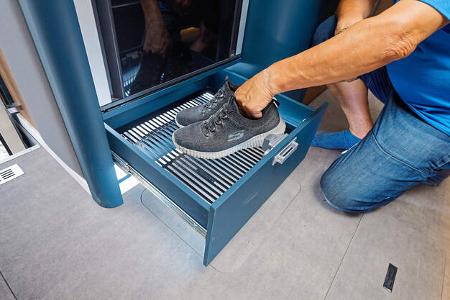 Laika, Trockenschublade