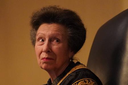 Prinzessin Anne nach ihrem Unfall: 