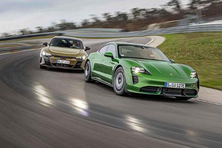 Audi RS E-Tron GT, Porsche Taycan Turbo