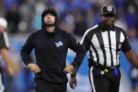 Eminem beim Football