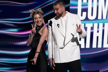 Heidi Gartner mit Travis Kelce