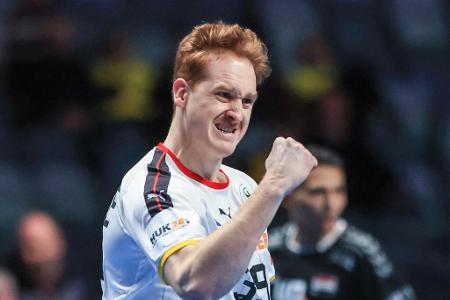 Lukas Stutzke - Note: 4,0 - Wurde nach der verletzungsbedingten Absagen von Sebastian Heymann nachnominiert - und bereits im Viertelfinale wieder aussortiert. Sorgte bei seinen Einsätzen in der Abwehr zwar für Entlastung, konnte allerdings nicht spielentscheidend eingreifen.