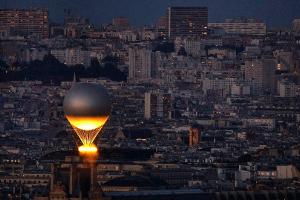 Bis LA 2028: Olympischer Ballon kehrt nach Paris zurück