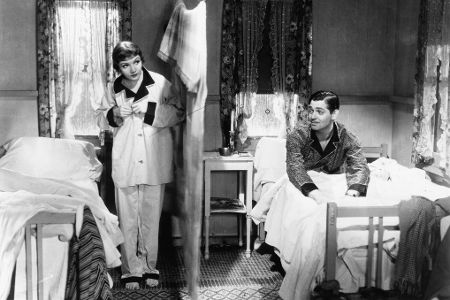 Claudette Colbert und Clark Gable