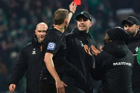 Werner fehlt in München: Werder-Trainer nach Rot gesperrt