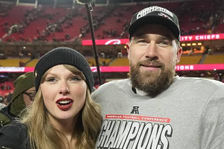 Taylor Swift unterstützt Travis Kelce beim Super Bowl