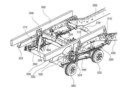 Ford Patent 6x6 Nachrüstkit Doppelachse Pick-up
