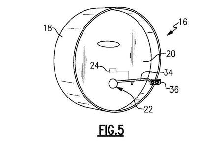 Ford Patent Reserveradabdeckung Lautsprecher