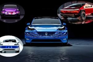 02/2025 Evision Tesla Model Y und Cybertruck LED Front Display