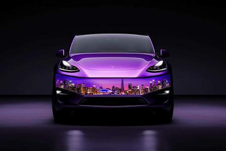 02/2025 Evision Tesla Model Y und Cybertruck LED Front Display