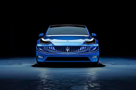 02/2025 Evision Tesla Model Y und Cybertruck LED Front Display