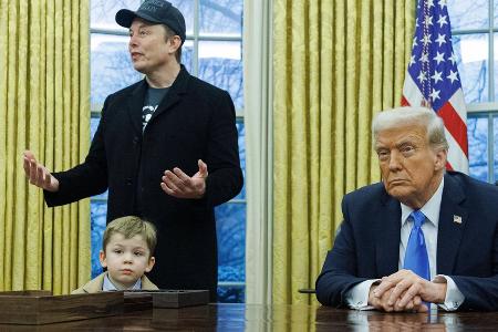 Im Oval Office: Elon Musks Sohn stiehlt Donald Trump die Show