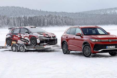 VW Tiguan 2.0 TSI 4Motion mit Anhänger VW Polo