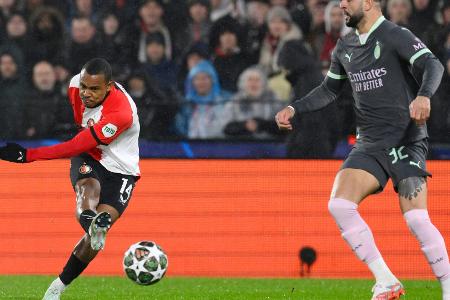 Feyenoord schlägt auch Milan - Benfica mit Auswärtssieg