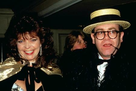 Renate Blauel und Elton John