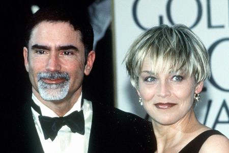 Phil Bronstein und Sharon Stone