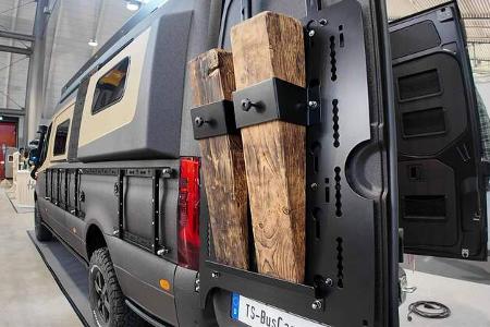 Auffahrkeile, Hecktür