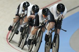 Vierer und Dornbach stark: Zweimal Silber bei der Bahnrad-EM