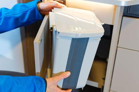 Muelltrennung im Camper Geruch f