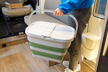 Muelltrennung im Camper Frankana f