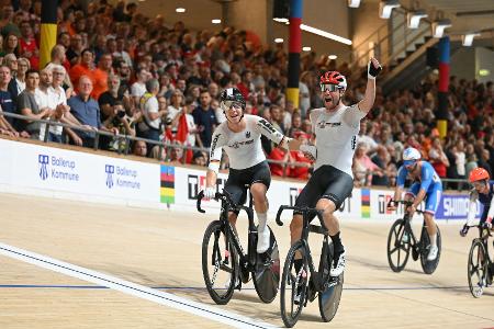 Bahnrad-EM: Teutenberg/Kluge holen zum Abschluss Silber