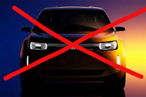 VW ID. Every 1 Skizze Concept Car Konzeptstudie durchgestrichen