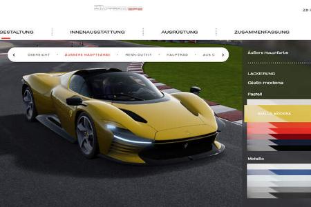 Ferrari Daytona SP3 Konfigurator