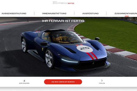 Ferrari Daytona SP3 Konfigurator