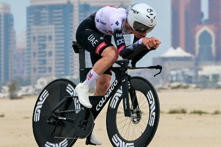 UAE Tour: Pogacar bei Zeitfahrsieg von Tarling Dritter