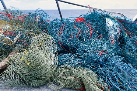 Haufen an geborgenen Geisternetzen