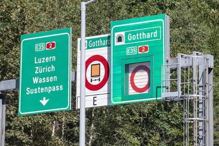 Gotthard-Tunnel Sperrung