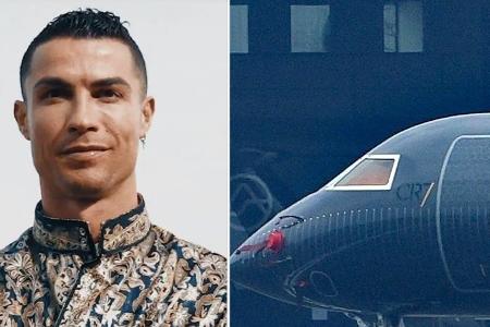 Riss im Fenster: Cristiano Ronaldos Privatjet muss am Boden bleiben