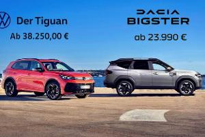 Dacia Bigster oder VW Tiguan