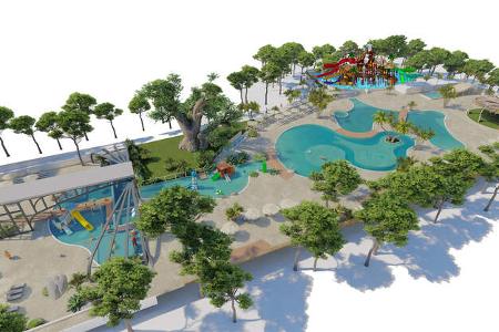 Camping de La Côte d‘Argent - Wasseranlage