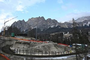 Kühlanlage des Eiskanals in Cortina in Betrieb genommen