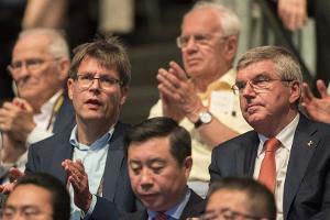 Weikert und Faeser werben für Olympia  - Bach emotional