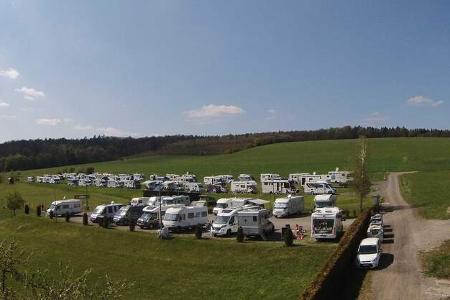 Stellplatz am Forellenhof Reuss, Bayern