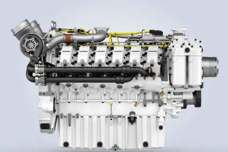 Liebherr V12-Motor D9612 Diesel